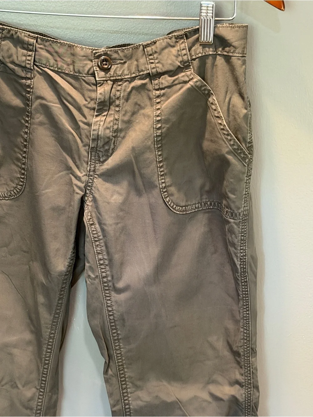 THE NORTH FACE GRAY UTILITY CHINO LADIES PANTS SZ 12